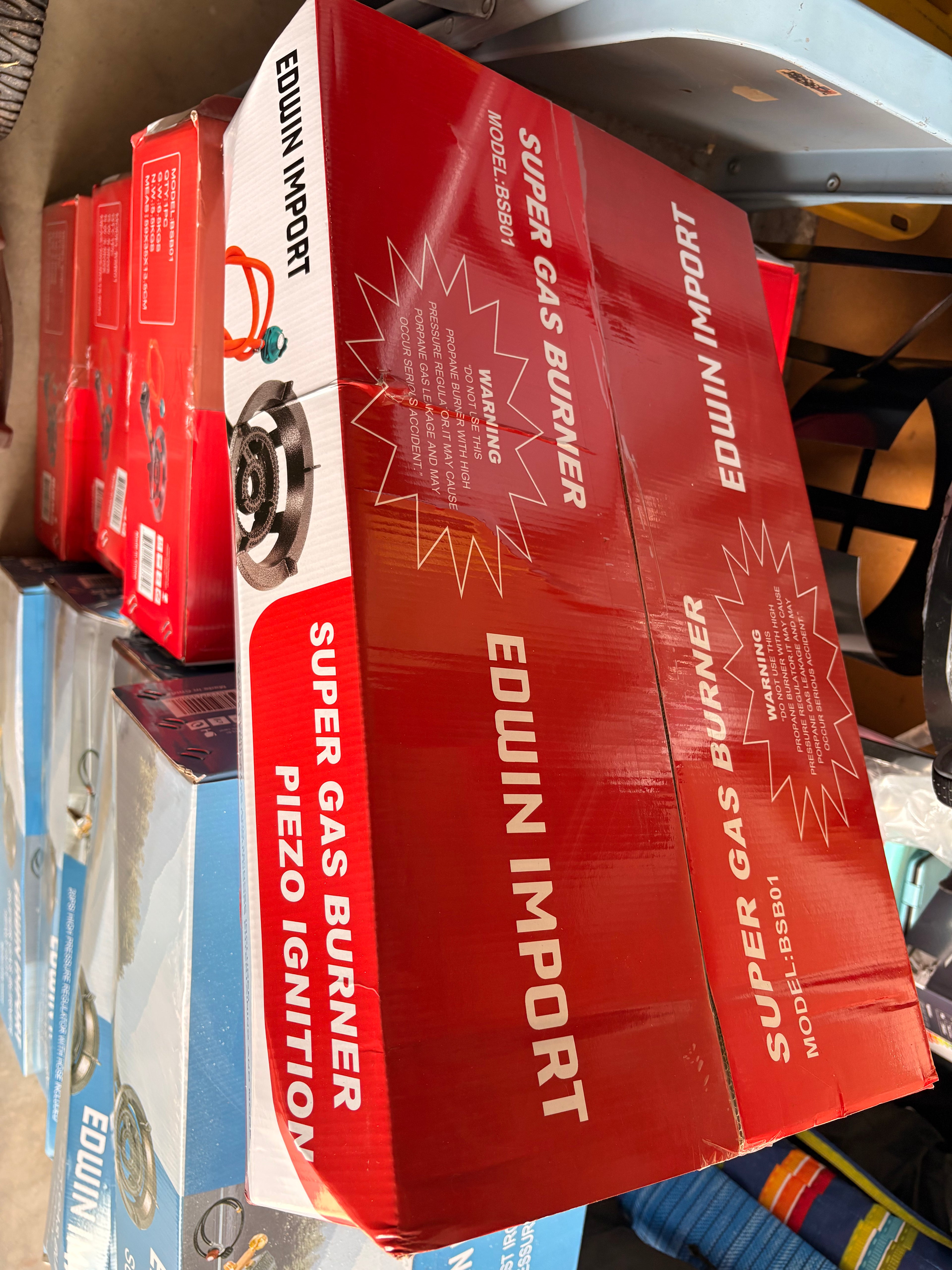 Edwin Import Super Gas Burner — Model #BSB01